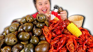 GIANT MONSTER SEA SNAILS  CRAWFISH SEAFOOD BOIL MUKBANG 먹방 EATING SHOW [upl. by Petula]