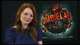 Emma Stone talks quotZombielandquot [upl. by Leifer986]