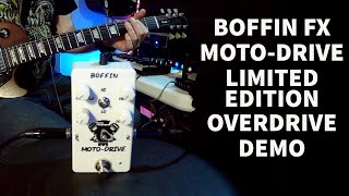 Boffin FX MotoDrive Overdrive Demo guitar effectspedals [upl. by Opaline38]