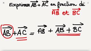 La relation de Chasles [upl. by Savick]