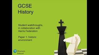 Edexcel GCSE History Summer 2024 Student Walkthrough Part 1 Paper 1 Section A Historic Environment [upl. by Gerianna]