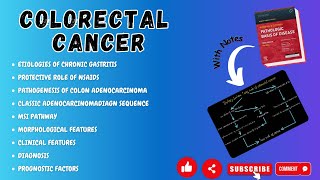 Colorectal cancer  colorectal adenocarcinoma  Pathology  Robbins  GIT pathology [upl. by Dranoel]