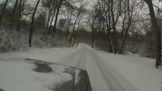 Jeep Cherokee 25td XJ  Snow Driving Day and Night [upl. by Binny]