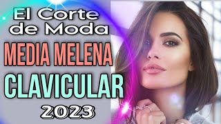 Modernos CORTES MEDIA MELENA CLAVICULAR 2023 Tendencia para el Cabello [upl. by Yrrat583]