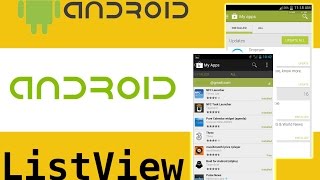 ListView android  Listview with Images and Text android studio Custom ListView With BaseAdapter [upl. by Aicil]