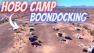 Hobo Camp  Plomosa Road Boondocking [upl. by Hackett401]