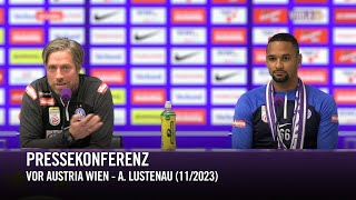 ReLive Pressekonferenz vor Austria Wien  A Lustenau 112023 ViolaTV Veilchen [upl. by Swithbart]