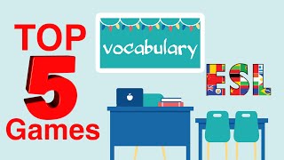 Top 5 Games How to teach vocabulary [upl. by Adla]