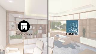 Twinmotion VS Lumion  Architectural Interior rendering tutorial [upl. by Nikolos231]