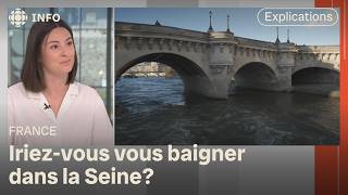 Jeux olympiques  la Seine baignable pour les athlètes [upl. by Annaeed]