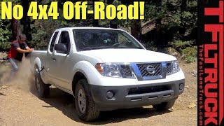 Can a 2WD Nissan Frontier Make it up Gold Mine Hill [upl. by Rednazxela752]