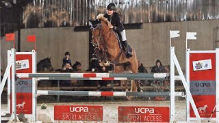 ■ 19122021  Concours MarollesenBrie  As 1 Grand Prix  Douce de Grimou  CSO  Clara Maitre [upl. by Ardnekat]