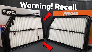 DO NOT USE Supertech or Fram Air Filter [upl. by Tengdin822]