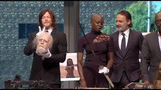 THE WALKING DEAD Smithsonian interviews  Andrew Lincoln Reedus Danai Gurira James Gimple [upl. by Artimed]