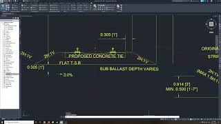 AutoCAD Civil 3D  Subassembly for Basic Rail Track [upl. by Tecil]