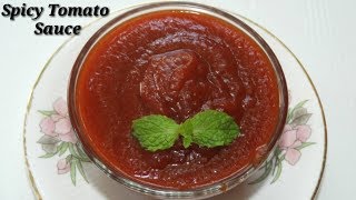 ಮನೆಯಲ್ಲೆ ತಯಾರಿಸಿ ಸ್ಪೈಸಿ ಟೋಮೆಟೋ ಸಾಸ್  Homemade Spicy Tomato Sauce Recipe in Kannada  Rekha Aduge [upl. by Aiyekal]