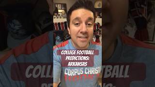 CFB Predictions Arkansas collegefootball predictions arkansas football ncaaf sports fyp [upl. by Anirahs]