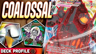 COALOSSAL VMAX deck from VIVID VOLTAGE in ACTION Pokemon TCG Online [upl. by Ennovi]