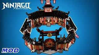 LEGO Ninjago Legacy Monastery of Spinjitzu 70670 Wall Expansion MOD [upl. by Enninaej]