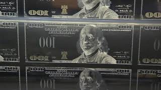 Banknote Printing Process  Royalty Free Stock Footage [upl. by Allemap]