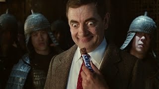 Snickers Mr Bean TV advert  Subtitled [upl. by Eiuqcaj]