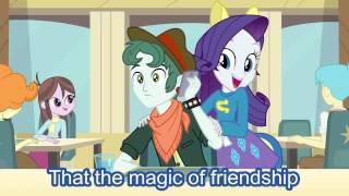 Shake Your Tail With Lyrics  My Little Pony Equestria Girls Rainbow Rocks Song [upl. by Anet]