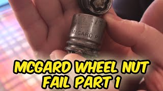 McGard Locking Wheel Nut Fail How To Remove Part 1 [upl. by Sherlocke716]