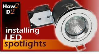 Downlights Installation How to wire spotlights [upl. by Feingold]