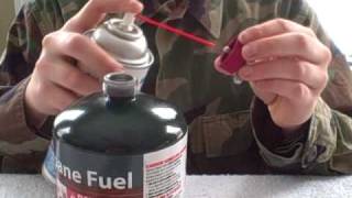 Madbull XG02 Airsoft Propane Adapter with Silicon Oil Container Review [upl. by Haisej]