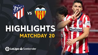 Highlights Atletico Madrid vs Valencia CF 31 [upl. by Eidaj]