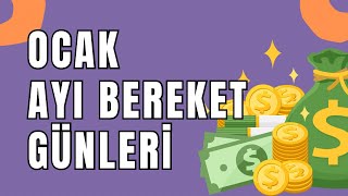 OCAK AYI BEREKET GÜNLERİ [upl. by Samson]