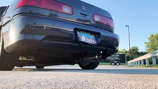 SKUNK2 MegaPower Exhaust On My B20B Swapped Integra [upl. by Adnoral210]