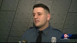 KCPD officer receives Medal of Valor for stopping gunbattle [upl. by Eadahc464]