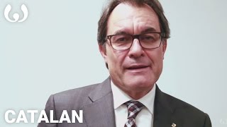 Artur Mas speaking Catalan  Romance languages  Wikitongues [upl. by Rafat]