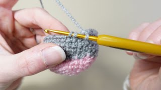 Comment faire une diminution invisible au crochet [upl. by Aihsal]