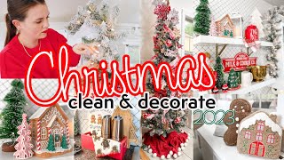 2023🍪 Christmas Clean and Decorate with Me  Gingerbread Christmas Decor  Kitchen Christmas [upl. by Steddman675]