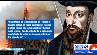 Profecía de Nostradamus “una iglesia de todos los tiempos arderá por los pecadores” [upl. by Yeleak]