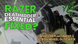 Razer Deathadder Essential 2023  Wheel Replacement and Jumpy Mouse Wheel Glitch Fix [upl. by Hukill]