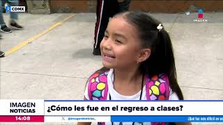 Así se vivió el primer día de clases en la CDMX  Noticias con Crystal Mendivil [upl. by Hnoj]