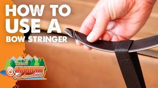 how to use a bow stringer Archery [upl. by Yllim]