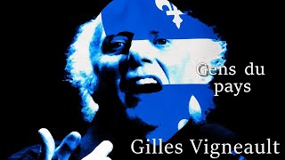 Gilles Vigneault Gens du pays Karaoke [upl. by Akeit]