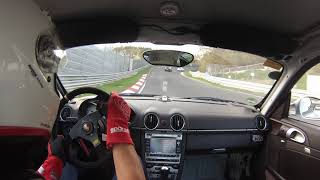 Porsche Cayman S 987 chasing 991 GT3  Nürburgring [upl. by Tuddor]