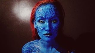 Mystique make up with Katie Cliff [upl. by Kciregor966]