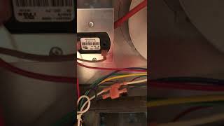 Rheem Furnace Blowing Cold Air  High Pressure Switch fix [upl. by Darn776]