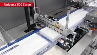 Kallfass Universa 500 Servo HighSpeed Shrink Wrap Machine Wrapping Shelves [upl. by Pappas]