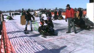 Fastest 120 Snowmobile goes 108816  Flyin Ryan Ensor [upl. by Trever17]