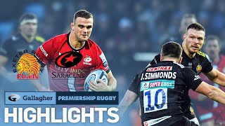 Exeter v Saracens  HIGHLIGHTS  Grudge Match at Sandy Park  Premiership 202122 [upl. by Ydal]