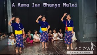 A aama Jam Bhanyo Malai  Choreography by Bibasta Sherpa  shadowdancestudio [upl. by Chu]