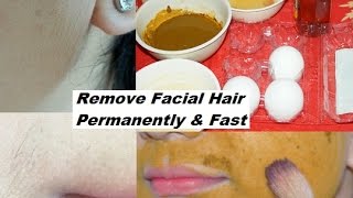 How to Remove Facial Hair Permanently amp Naturally [upl. by Oel636]