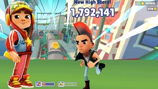 SUBWAY SURFERS PLANT INVASION 2024  GAMEPLAY TILL GET CAUGHT NEW HIGH SCORE SPIKE [upl. by Esenahs]